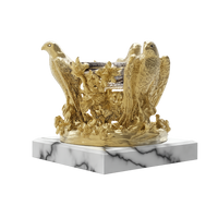 Gold - Luxury Crystal bowl AGAUE