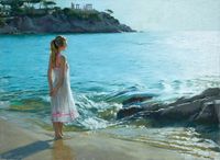 SILENCE ON THE COSTA BRAVA BEACH