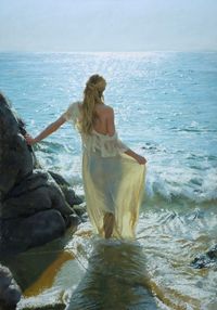 REFLECTIONS ON THE COSTA BRAVA BEACH